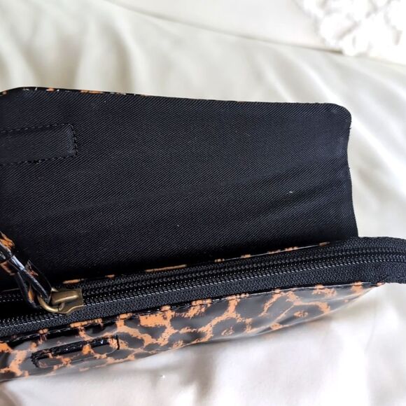 J CREW Super Sleek , Super Thin Animal Print Patent Clutch - Picture 14 of 17